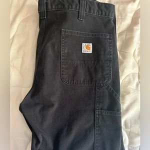 Men’s black carhartt utility pants